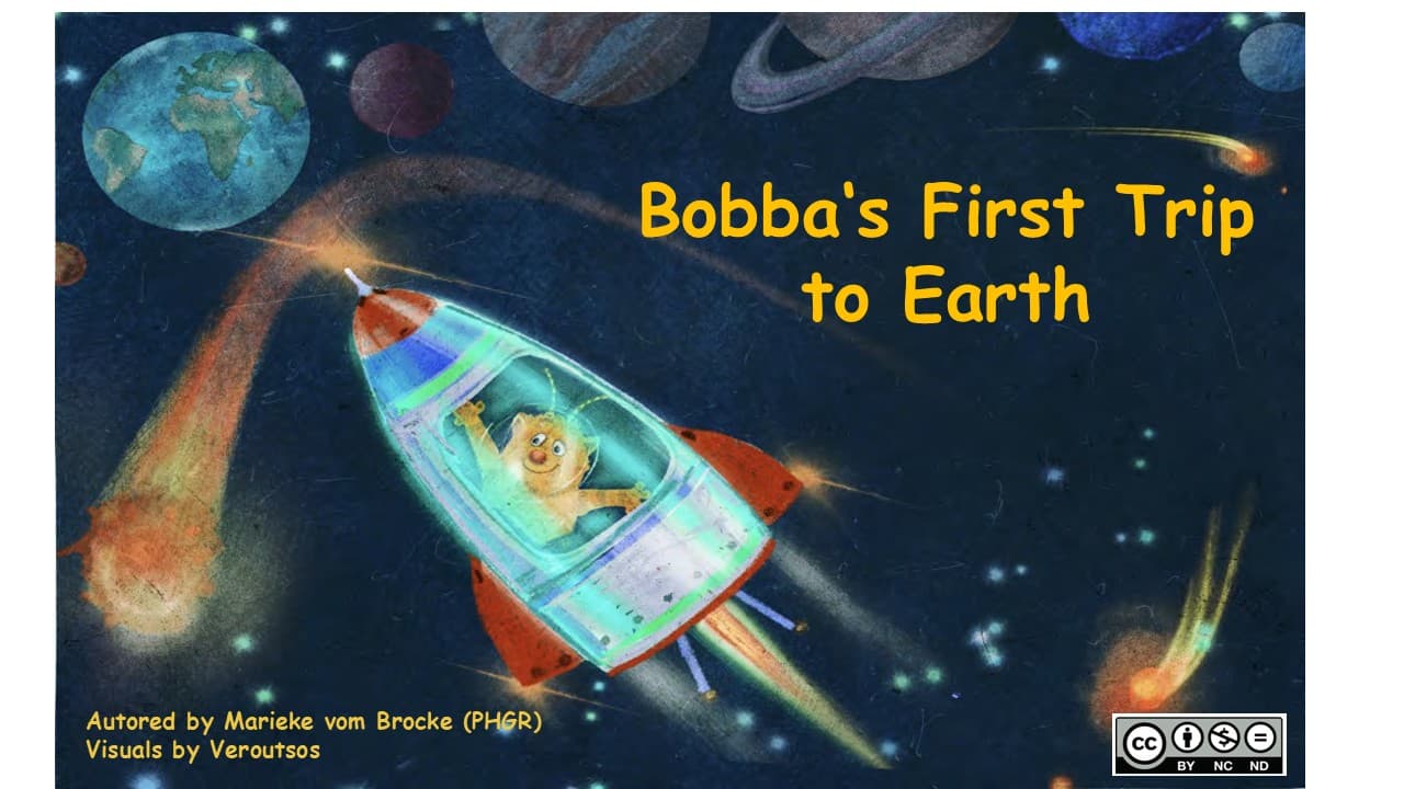 Bobba's first trip to Earth
