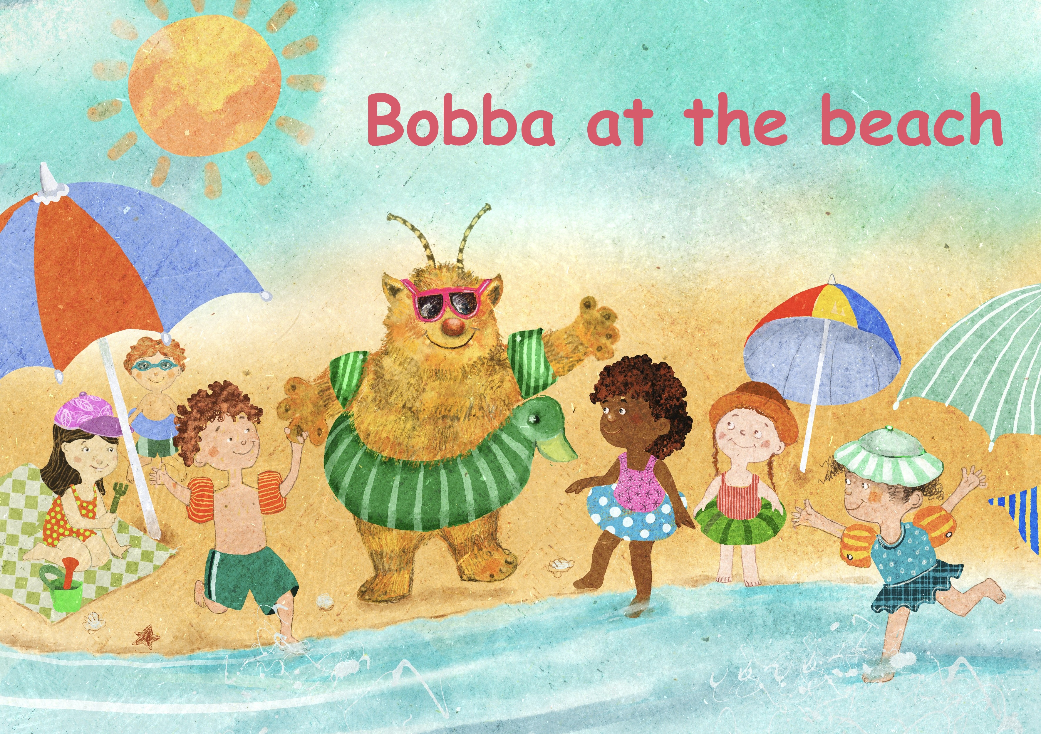 Bobba at the beach